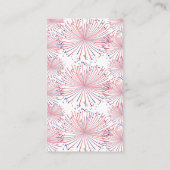 Firecracker onderweg! 4 juli Baby shower Informatiekaartje (Achterkant)