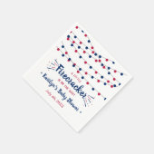 Firecracker onderweg! 4 juli Baby shower Servet (Hoek)