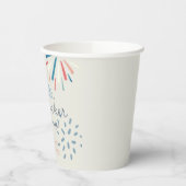Firecracker op 4 juli Baby shower Fireworks Papieren Bekers (Links)