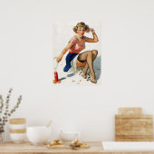 Firecracker Pin Up Poster (Keuken)