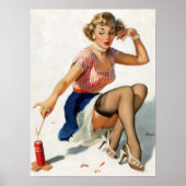 Firecracker Pin Up Poster (Voorkant)
