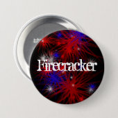 Firecracker Ronde Button 7,6 Cm (Voorkant /achterkant)