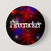 Firecracker Ronde Button 7,6 Cm (Voorkant)
