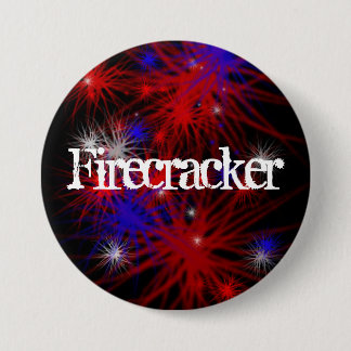 Firecracker Ronde Button 7,6 Cm