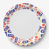 Firecrackers voor de vierde juli papieren bordje (Voorkant)