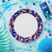 Firecrackers voor de vierde juli papieren bordje (Feest)