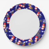 Firecrackers voor de vierde juli papieren bordje (Voorkant)