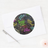 Firecrackin Happy Birthday Stickers (Envelop)