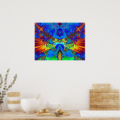 Fired Ice-18x24 Poster (Keuken)