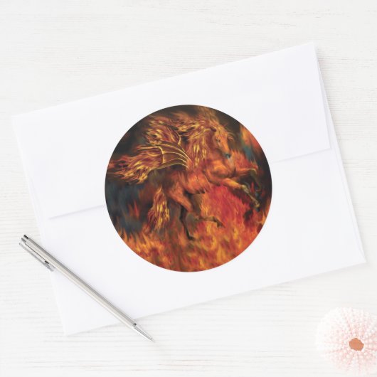 FireDancer Art Sticker (Envelop)