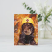 Firedog Briefkaart (Staand voorkant)