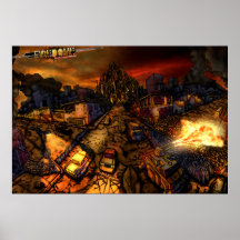 FireDome Street Uitzicht Poster