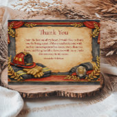 Firefighter Academy Graduation Celebration Bedankkaart