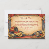 Firefighter Academy Graduation Celebration Bedankkaart (Voorkant)