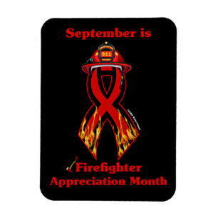 Firefighter Appreciing Maand Magneet