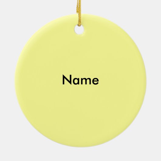 FireFighter Ax - Rond keramisch Ornament (Achterkant)