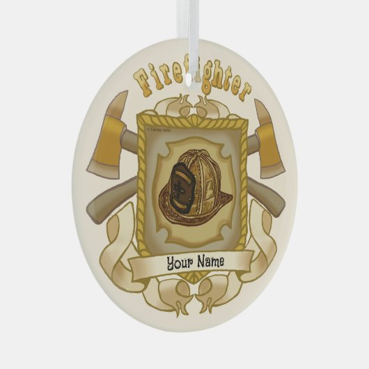 FireFighter Ax Shield ornament (Voorkant Rechts)