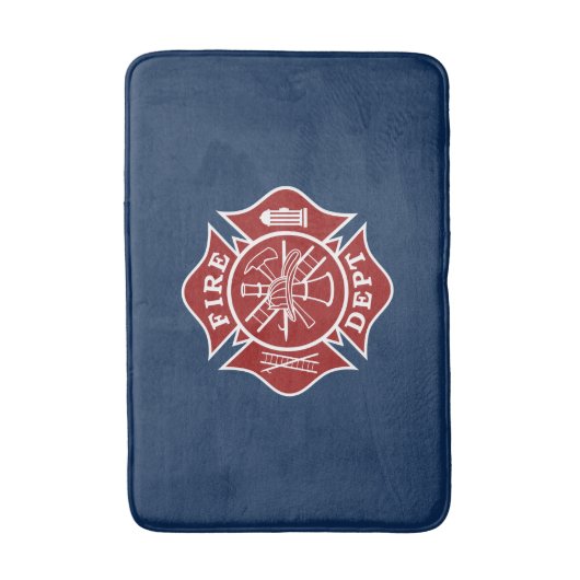 Firefighter Bath Mat (Voorkant Verticaal)