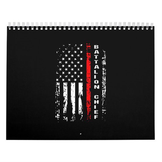 Firefighter Battalion Chief Battalion Chief Gift Kalender (Hoes)