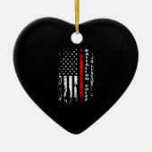 Firefighter Battalion Chief Battalion Chief Gift Keramisch Ornament (Voorkant)