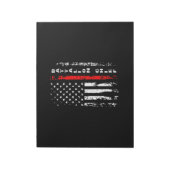 Firefighter Battalion Chief Battalion Chief Gift Notitieblok (Linkerzijde)