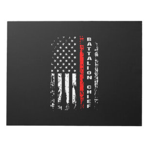 Firefighter Battalion Chief Battalion Chief Gift Notitieblok