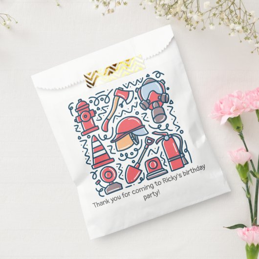 Firefighter Bedankzakje (Gezegeld)