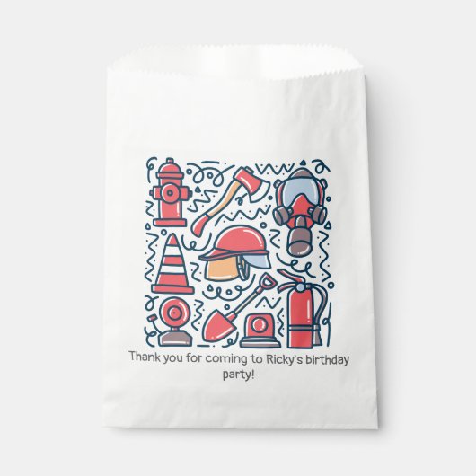 Firefighter Bedankzakje (Voorkant)