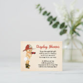 Firefighter-beeldscherm Geen Baby shower voor ompa Informatiekaartje (Staand voorkant)