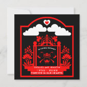 Firefighter begrafenis cadeau kaart (Achterkant)