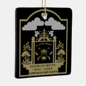 Firefighter begrafenis cadeau keramisch ornament (Rechts)