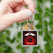 Firefighter begrafenis cadeau sleutelhanger (Hand)