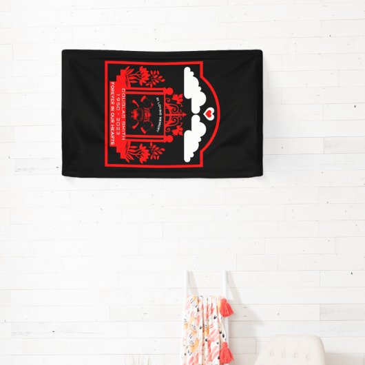 Firefighter begrafenis cadeau spandoek (Insitu)