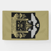 Firefighter begrafenis cadeau spandoek (Horizontaal)