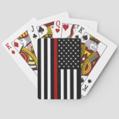 Firefighter Bicycle® Poker-spelkaarten Speelkaarten (Achterkant)