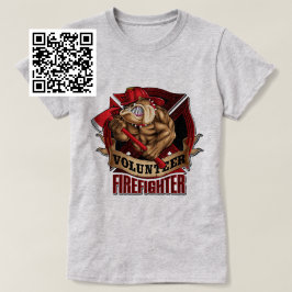 Firefighter Bulldog T-shirt