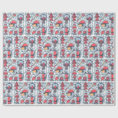 Firefighter Cadeaupapier (Vlak)