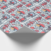 Firefighter Cadeaupapier (Hoek)