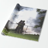 Firefighter Cadeaupapier (Uitgerold)