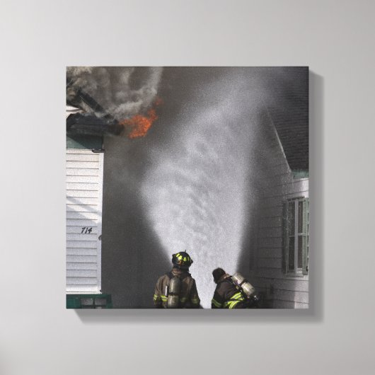 Firefighter Canvas Afdruk (Voorkant)