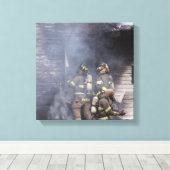 Firefighter Canvas Afdruk (Insitu (Houten vloer))