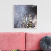 Firefighter Canvas Afdruk (Insitu (Woonkamer))