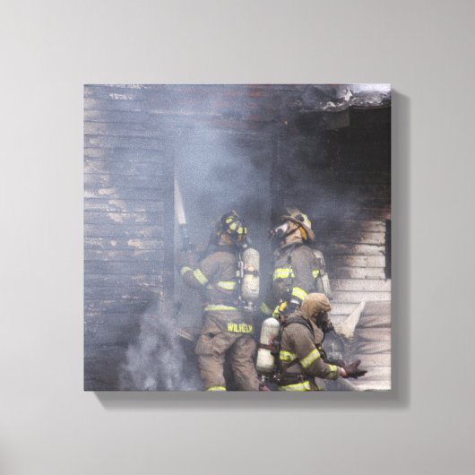 Firefighter Canvas Afdruk (Voorkant)