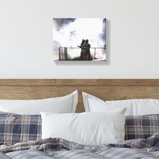 Firefighter Canvas Afdruk (Insitu (Slaapkamer))