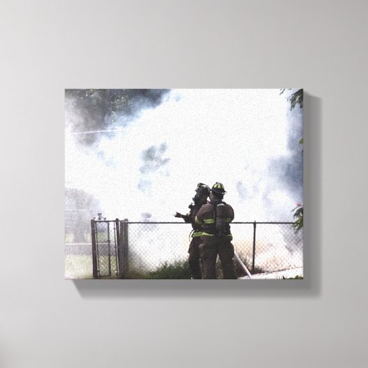 Firefighter Canvas Afdruk (Voorkant)