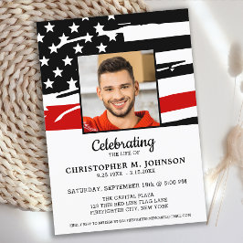 Firefighter Celebration of Life Red Line Memorial Kaart