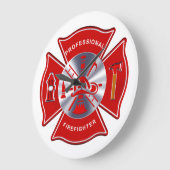 Firefighter Clock - Professional Grote Klok (Hoek)