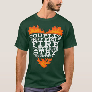 Firefighter Couple T-shirt
