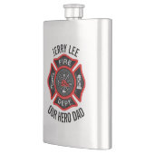 Firefighter Custom Text Name Persoonlijk Flacon (Links)