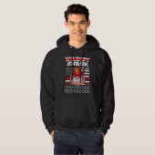 Firefighter Dad Shark Best Dad Ever Fathers Day Hoodie (Voorkant volledig)